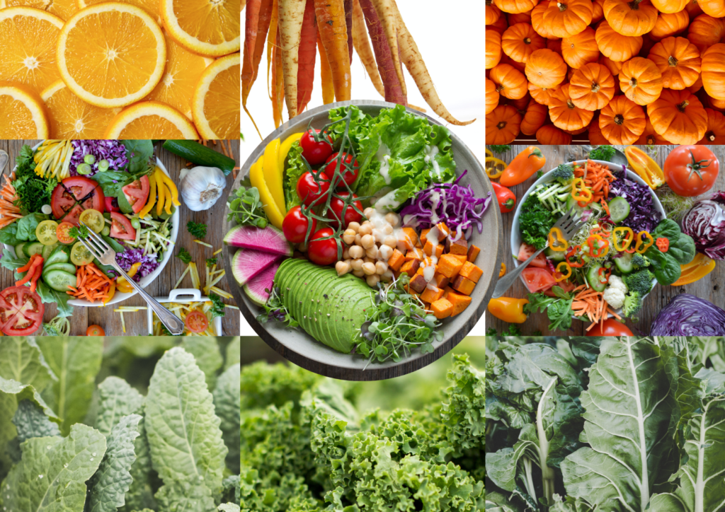 Vegetables and Fruits are the important ingredients for an healthy diet