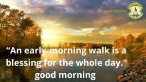 Morning Walk, Good Morning, Inspiring Words