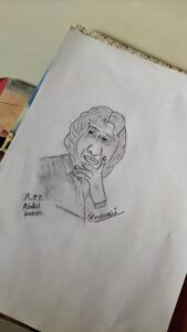 Rinku Mokashi (Drawing of APJ Abdul Kalam)